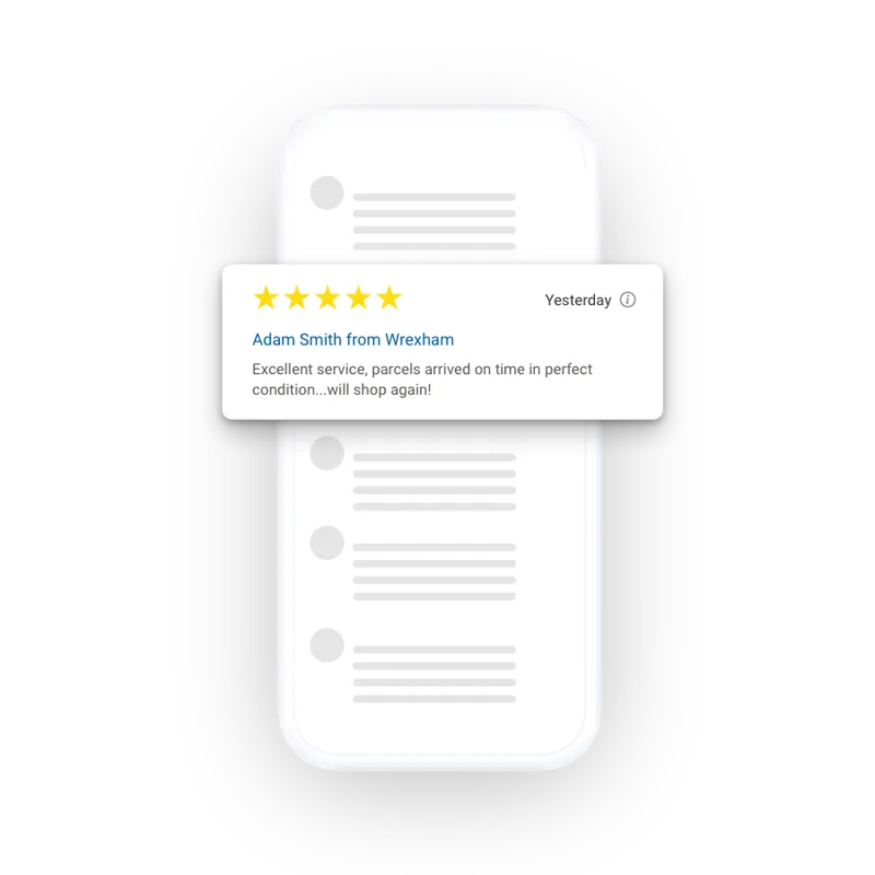 Reviews on a device