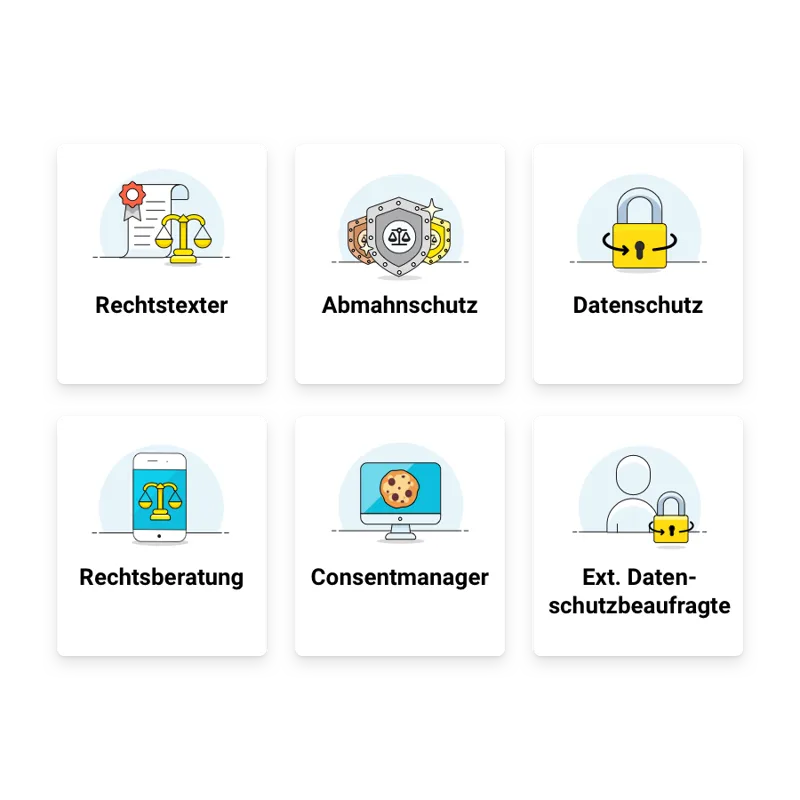 Trusted Shops Legal Services Produktübersicht